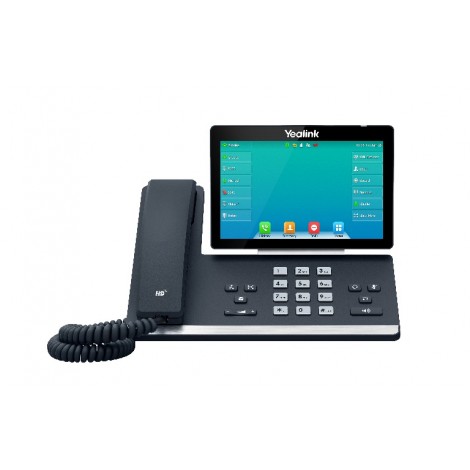 Yealink SIP-T57W, 16 Line IP HD Phone, 7' 800 x 480 colour screen, HD voice, Dual Gig Ports, Built in Bluetooth and WiFi, USB 2.0 Port
