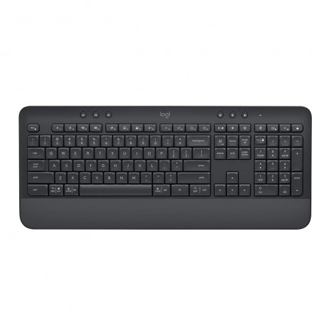 Logitech 920-010955 Signature K650 Comfort Full-Size Wireless Keyboard with Wrist Rest Graphite