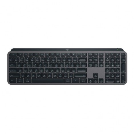 Logitech 920-011563 MX KEYS S Wireless ILLUMINATED Keyboard/ Rechargeable Li-Po (1500 mAh) battery Graphite 1-Year Limited Hardware Warranty