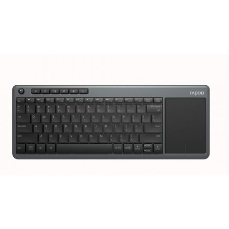 RAPOO K2600 Wireless Touch Keyboard - 2.4Ghz Wireless Connection/Multi-media hotkeys/ Compact Design/Touch Pad /Windows 10 Support(LS)