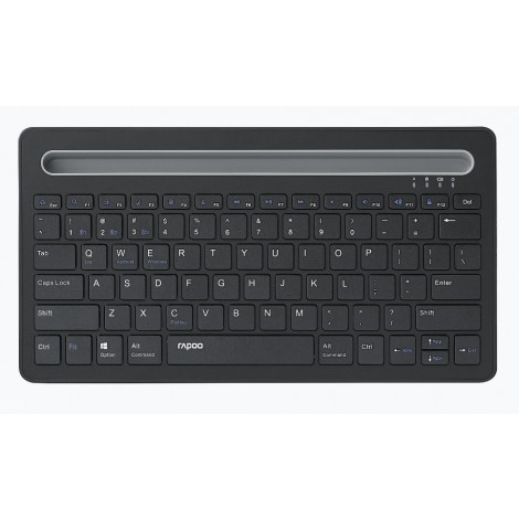 RAPOO XK100 Bluetooth Wireless Keyboard - Switch Between Multiple Devices, Ideal for Computer, Tablet and Smart Phone - For Windows, Mac, Andriod, iOS