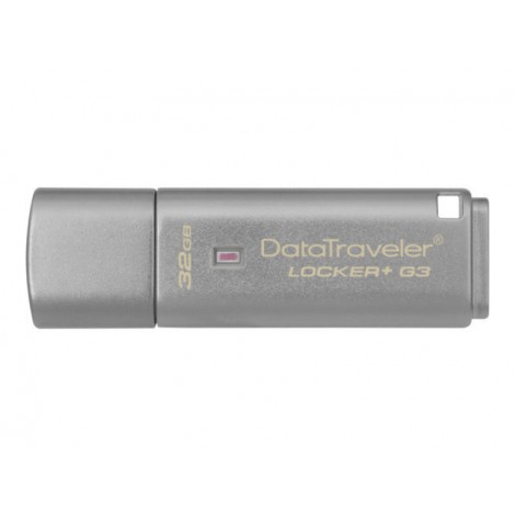 Kingston 32GB DataTraveler Locker + G3 USB 3.0 Flash Drive DTLPG3 Cloud Encrypted