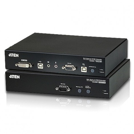 Aten USB DVI Optical KVM Extender, extends 1920 x 1200 @ 600m