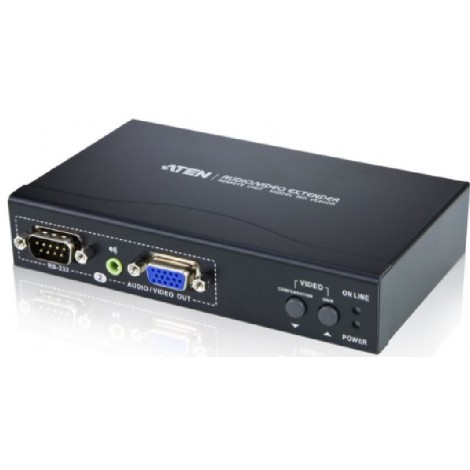 Aten VGA/Audio/RS-232 Cat 5 Receiver with Dual Output (1280 x 1024@200m) (LS)
