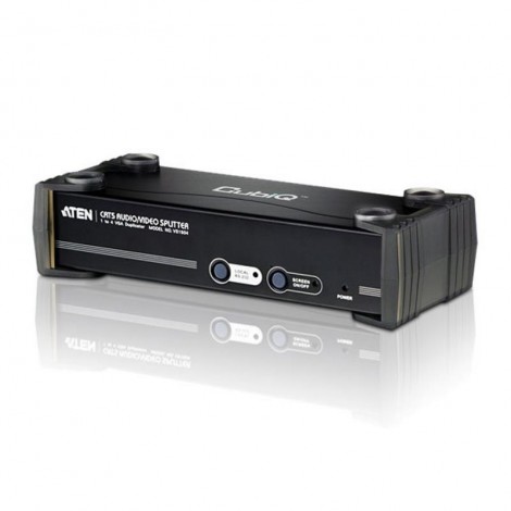 Aten Professional Video Splitter 4 Port VGA Video Splitter over Cat5 w/ Audio and RS-232, 1920x1200@60Hz or 450m Max
