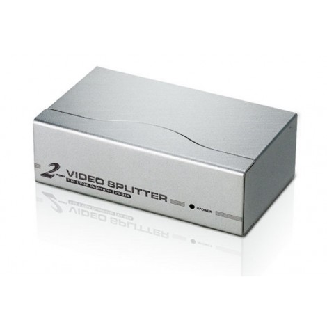 Aten Video Splitter 2 Port VGA Splitter 350Mhz, 1920x1440@60Hz, Cascadable to 3 levels (Up to 8 Outputs)
