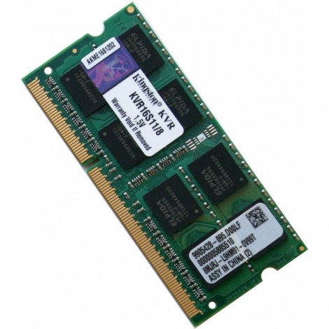 Kingston KVR16S11/8 8GB (1x8GB) 1600MHz DDR3 SODIMM Laptop RAM KVR16S11/8