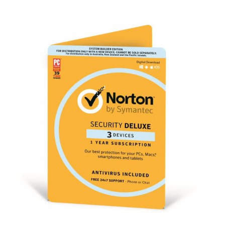 Norton Security Deluxe OEM, 3 Device 1 Year