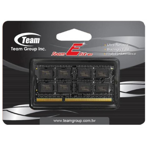 Team Group 8GB (1x8GB) DDR3L-1600MHz PC3L-12800 204pin SODIMM CL11 (11-11-11-28) 1.35V, Elite Memory