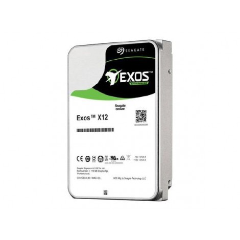 Seagate EXOS HDD Enterprise Capacity 3.5" Internal 7200RPM, 5 Year Warranty - 512E - 12TB SATA