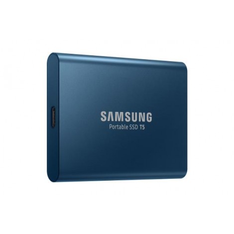 Samsung T5 Portable SSD 250GB/Up to 540MB/Sec Transfer speed/Alluring Blue/51g