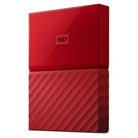 WD My Passport 2TB USB 3.0 Portable Hard Drive - Red WDBYFT0020BRD