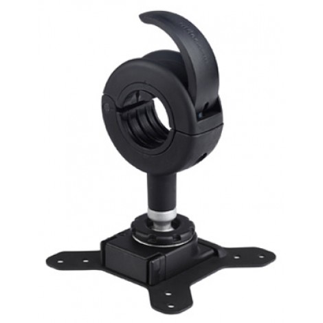Atdec SD-DO donut style display mount - capacity 12kg (26lb) - extra head for SD poles - universal for poles 42mm and 50mm (1.65" and 2") - Black