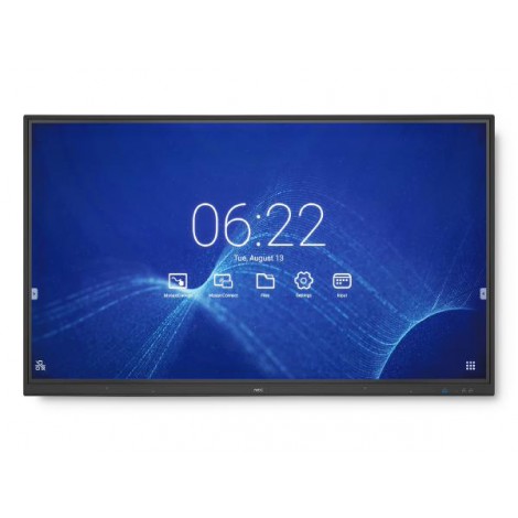 NEC CB751Q - 75" Collaboration Board/ 12/7 Usage/ 16:9/ 3840 x 2160/ 1,100:1/ IPS Panel/ VGA, HDMI, LAN, USB/ 20 Point Touch/ Optional OPS