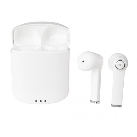 Altec Lansing True Air Wireless Earphones White - True wireless stereo Bluetooth earphones (Bluetooth, 5 hrs Battery, Charging carry case)