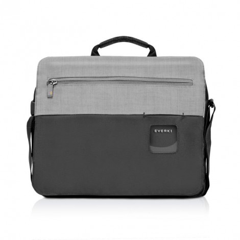 Everki ContemPRO Laptop Shoulder Bag Black, up to 14.1"/ MacBook Pro 15 with Dedicated Tablet/iPad/Pro/Kindle compartment up to 13"