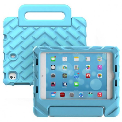 Gumdrop FoamTech for iPad Mini 5 2019 Case BLUE (1,2,3,4) - Designed for: Apple iPad Mini 1, 2, 3, 4, 5  (A1538, A1550, A2133, A2124, A2126, A2125)