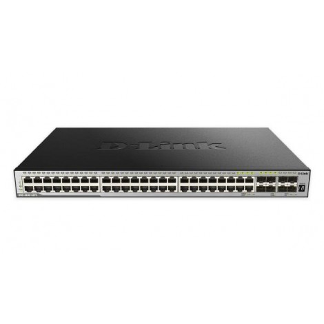 D-LINK DGS-3630-52TC 52-Port Gigabit xStack Layer 3+ Managed Stackable Switch with 48 1000Base-T and 4 10 GbE SFP+ Ports