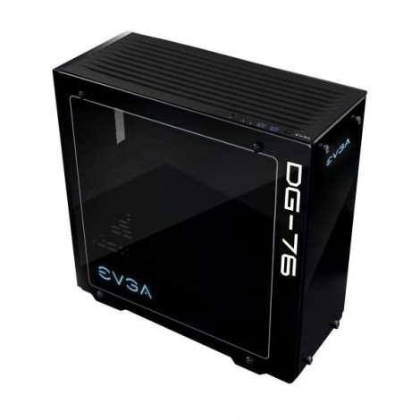 EVGA DG-76 Matte Black Mid-Tower, 2 Sides of Tempered Glass, RGB LED and Control Board, Gaming Case