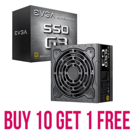 EVGA PSU (Full-Modular) 550W - Buy Ten get one free