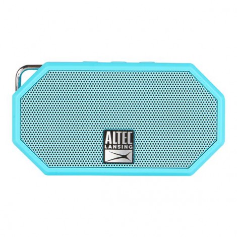 Altec Lansing Mini H20 3 Aqua Blue EVERYTHING PROOF Rugged & waterproof Bluetooth speaker 6 hrs Battery