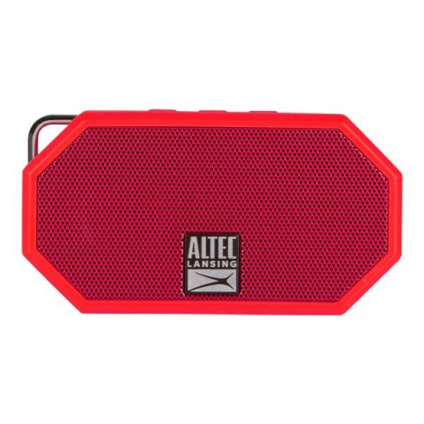 Altec Lansing Mini H20 3 Red EVERYTHING PROOF Rugged & waterproof Bluetooth speaker 6 hrs Battery
