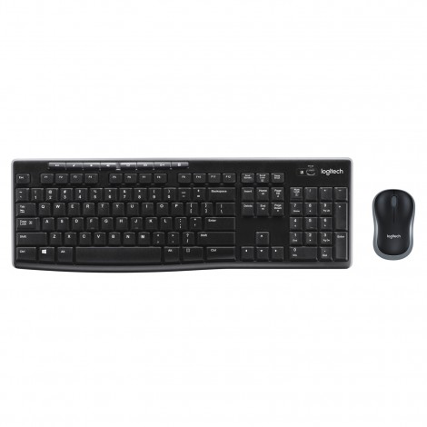 Logitech 920-006314 MK270R Wireless Keyboard and Mouse Combo 2.4GHz Wireless Compact Long Battery Life 8 Shortcut keys
