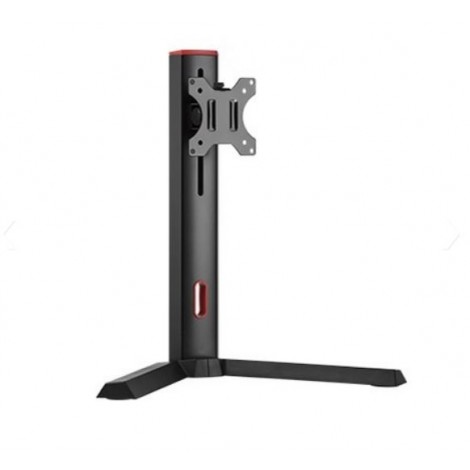 Brateck Single Screen Classic Pro Gaming Monitor Stand for Most 17"-32" Up to 8kg Screen--Red
