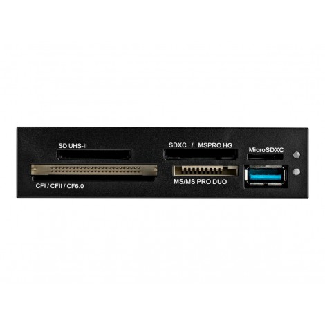 StarTech 35FCREADBU3 USB 3.0 INTERNAL MULTI-CARD READER W/ UHS-II -SD/MICROSD/MS/CF 2YR - Image 1