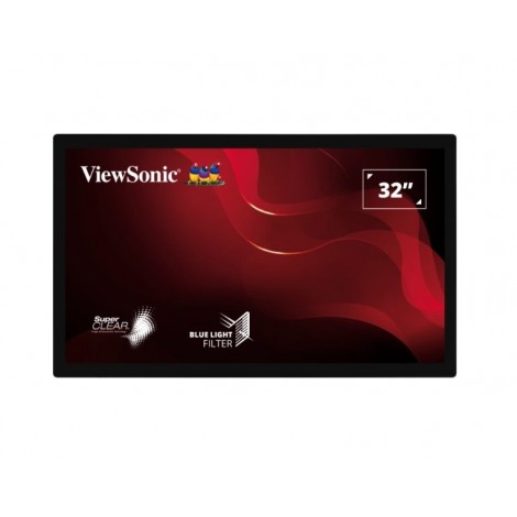 ViewSonic TD3207 32' 1080p Open Frame 10-Point PCAP Touch Monitor, 24/7 Operation and HDMI, DisplayPort and RS232, Kiosk, Factory, IP54 Front waterPF - Image 1