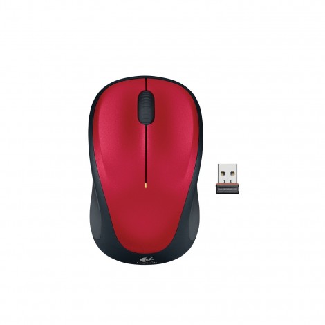  Logitech M235 Wireless Mouse - Red