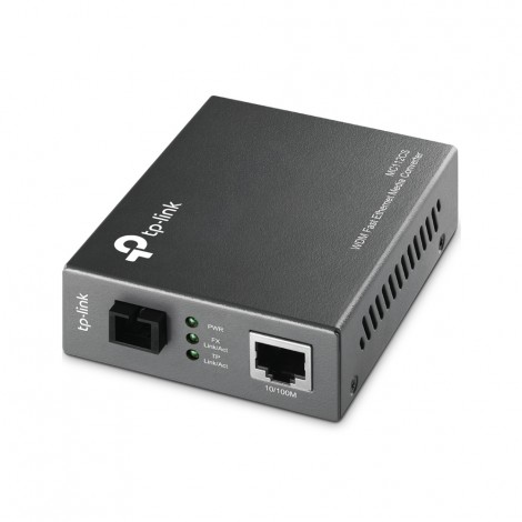 TP-LINK MC112CS 10/100Base-TX WDM Fast Ethernet Media Converter