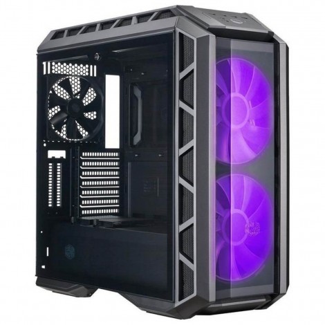 Cooler Master MasterCase H500P Mid Tower Case Tempered Glass Window 2x 20cm RGB Fans Black MCM-H500P-MGNN-S00