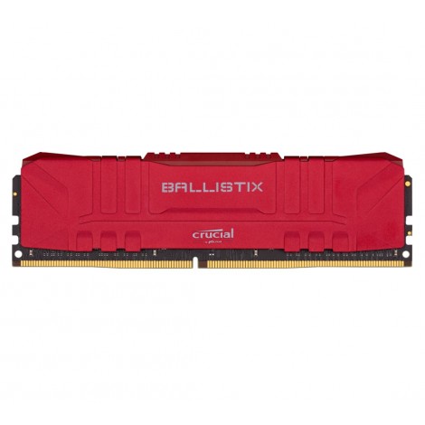 Crucial Ballistix 8GB DDR4 UDIMM 3000Mhz CL15 Red Heat Spreader Desktop Gaming Memory