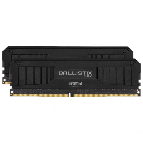 Crucial Ballistix MAX 32GB (2x16GB) DDR4 UDIMM 4400MHz CL19 Black Aluminum Heat Spreader Intel XMP2.0 AMD Ryzen Desktop PC Gaming Memory
