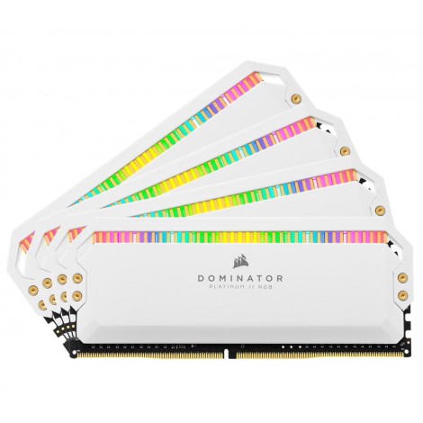 Corsair Dominator Platinum RGB 64GB (4x16GB) DDR4 3600MHz C18 1.35V DIMM XMP 2.0 White Heatspreaders Desktop PC Gaming Memory