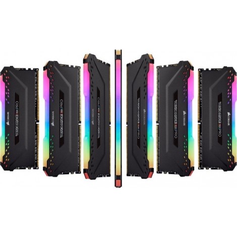 CORSAIR CMW32GX4M4C3600C18 Vengeance RGB PRO 32GB (4x8GB) DDR4 3600MHz C18 Desktop Gaming Memory