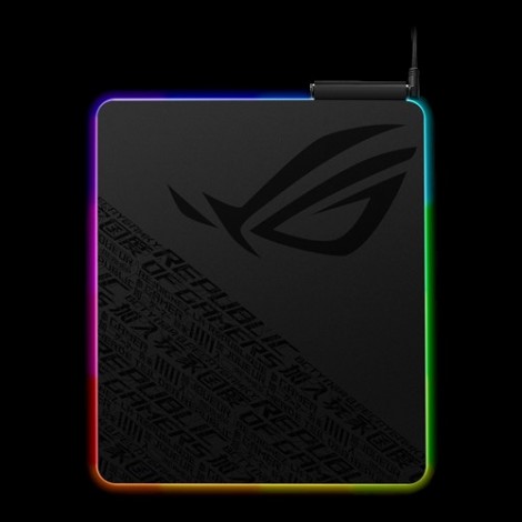 Asus ROG Balteus Gaming Mouse Pad (NH02) 15-Zone Aura Sync, Portrait Hard Surface USB Passthrough