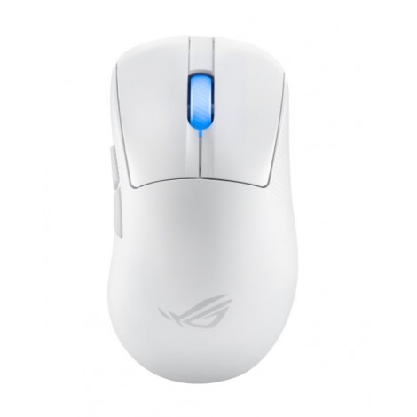 ASUS ROG KERIS II WL ACE/WHT ROG KERIS II Ace Wireless Ergonomic Lightweight Gaming Mouse, 42,000-dpi ROG AimPoint Pro Optical Sensor (Moonlight White)