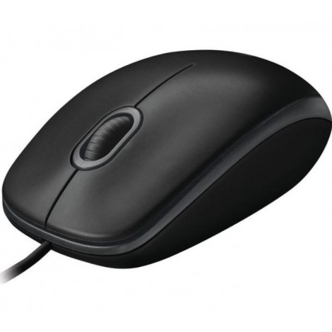 LOGITECH 910-006605 B100 Optical USB Mouse 800dpi for PC Laptop Mac Tux Full Size Comfort smooth mover 3yr wty