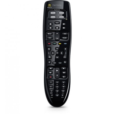 Logitech Harmony 350 Remote Universal Remote Control Most compatible One-touch entertainment 5 channel presets