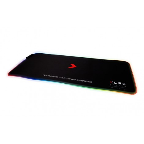 PNY XLR8 RGB Gaming Mouse Pad Extended Large Deskt Size Nano Coating Mat for Dust Water Oil Spill Resistant Surface 7 Static 3 dynamic modes