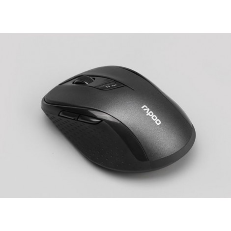 RAPOO M500 Multi-Mode, Silent, Bluetooth, 2.4Ghz, 3 device Wireless Optical Mouse - Simultaneously Connect Multiple Devices