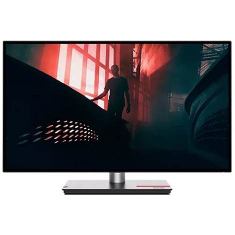 LENOVO 63A2GAR1AU ThinkVision P27Q-30 27" 75Hz QHD IPS Monitor 2K 2560x1440 16:9 4ms Height Adjustable Tilt Pivot Swivel HDMI 2xDP 5xUSB VESA-Ex-demo-box damaged