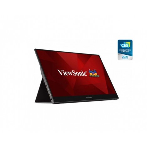VIEWSONIC TD1655 16” USB-C Touch FHD IPS , 2x Type-C (Power in with Video & Data). 3.5mm Audio, Mini HDMI x 1, Ultra Portable Monitor, 3YARW