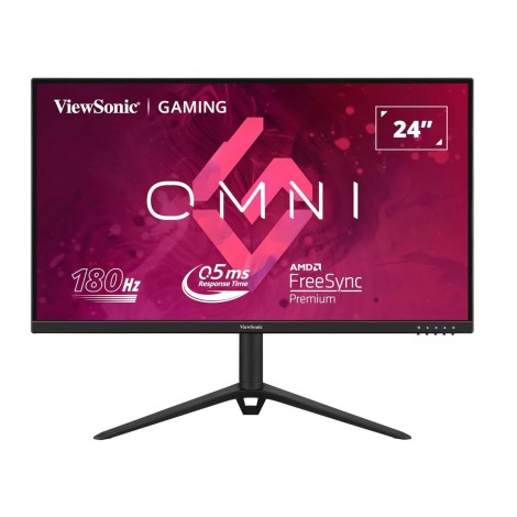 VIEWSONIC VX2428-180 24" FHD IPS Gaming, 180Hz, 0.5ms MPRT, HDR10, FreeSync Premium, AdaptiveSync, ClearMR, HDMI×2, DP, 2×2W Speakers. 3YARW