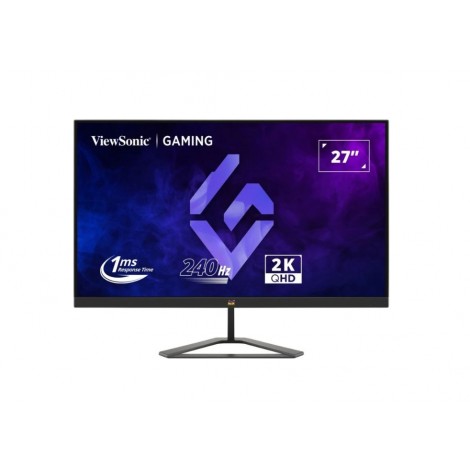 VIEWSONIC VX2758A-2K-PRO-3 27" 2K 240hz 1ms Lightning Fas, IPS, Dual Speakers, SuperClear IPS. 2x HDMI 2.0, 1x DP 1.4. VESA 100x 100t, Tilt Gaming Monitor,3YARW