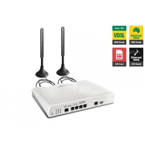 Draytek Vigor 2862L 4G LTE Multi-WAN Router with SIM Slot VPN DV2862L