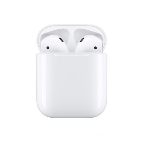 Apple AirPods with Charging Case - Dual beamforming microphones, Dual optical sensors, Rich, high-quality audio and voice