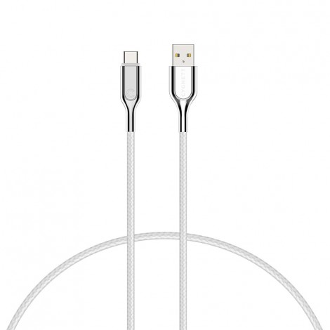 Cygnett Armoured USB-C to USB-A (USB 2.0) Cable (3M) - White (CY3308PCUSA), Support 3A/60W Fast Charging, 480Mbps Transfer Speeds, Scratch Resistance